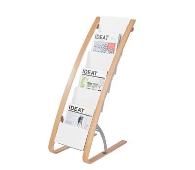 Portariviste da terra - 34 x 50 x 93 cm - 6 tasche - Alba - DDEXPO6W BC - 3129710016945 - DMwebShop - 1