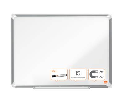 Lavagna bianca magnetica Premium Plus - 90 x 120 cm - Nobo - 1915156 - 5028252608282 - DMwebShop - 2