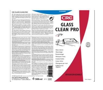 Glass Clean Pro per lavacristalli - 500 ml - Crc - C7602 - 5412386071669 - DMwebShop - 1
