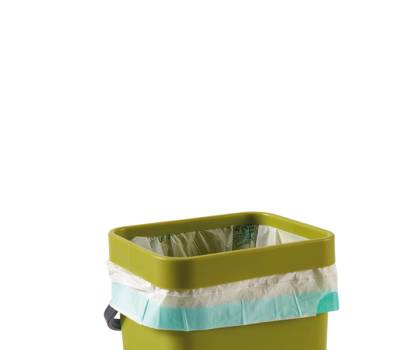 Pattumiera Gino - per rifiuti organici - 5 lt - verde - Perfetto - 29100 - 8052474291004 - DMwebShop - 2