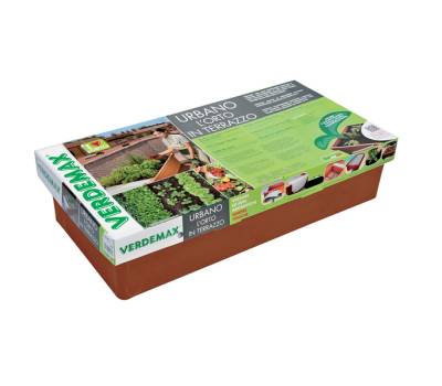 Kit Orto urbano - 115 x 58 x 28 cm - terracotta - Verdemax - 2250 - 8015358022507 - DMwebShop - 1