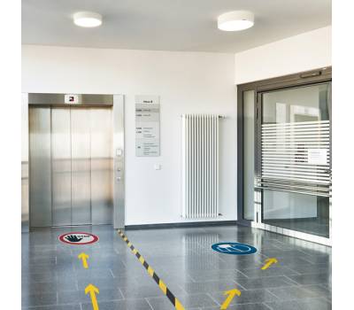Nastro adesivo DURALINE STRONG 50/05 1043 - 50 mm x 15 mt - rimovibile - giallo-nero - Durable - 1043-130 - 4005546727295 - DMwebShop - 3