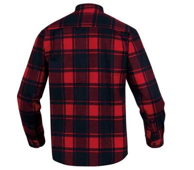 Camicia da lavoro Ruby - flanella di cotone - taglia L - rosso-nero - Deltaplus - RUBYROGT - 3295249249731 - DMwebShop - 1