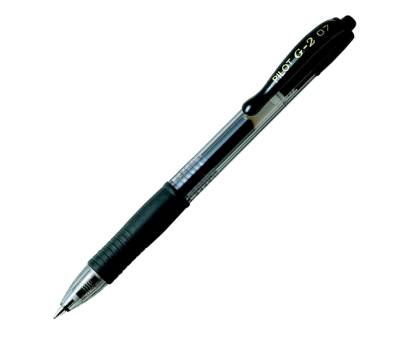 Penna roller gel scatto G-2 - punta 0,7 mm - 12 refill inclusi - nero - conf. 12 pezzi - Pilot - 000023 - 3131910556176 - DMwebShop - 1