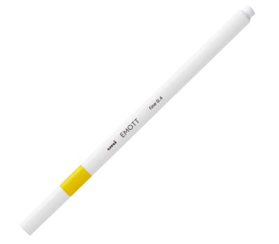 Fineliner Emott - tratto 0,4 mm - giallo - conf. 10 pezzi - Uni Mitsubishi - M PEM-SY G - 4902778241097 - DMwebShop - 1