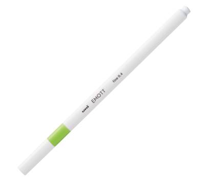 Fineliner Emott - tratto 0,4 mm - verde chiaro - conf. 10 pezzi - Uni Mitsubishi - M PEM-SY VC - 4902778241127 - DMwebShop - 1