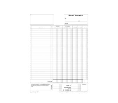 Blocco buste nota spese - 25 buste staccabili - 23 x 16 cm - conf. 10 pezzi - Data Ufficio - 666600000 - 18008842588976 - DMwebShop - 1