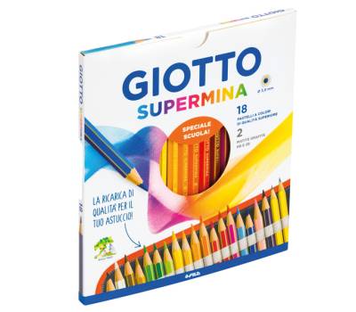 Espositore 15 astucci Supermina + 14 astucci Turbo Color - Giotto - F938300 - 8000825013768 - DMwebShop - 1