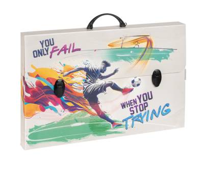Valigetta polionda Sport - 36,5 x 56,5 cm - dorso 5,5 cm - fantasie assortite - Favorit - 400183890 - 8006779050835 - DMwebShop - 3
