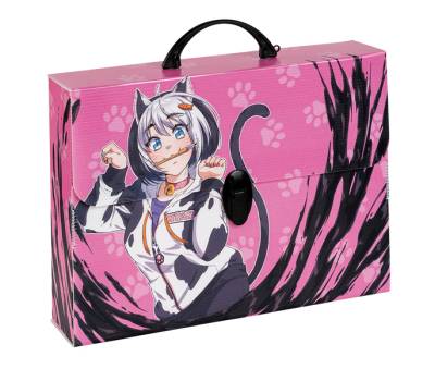 Valigetta Polionda Manga - 27 x 37,5 cm - dorso 8 cm - fantasie assortite - Favorit - 400182746 - 8006779050750 - DMwebShop - 5