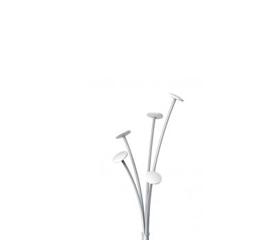 Appendiabiti con portaombrelli - 5 posti - 187 x 38 cm - bianco - Alba - PMFESTY2-BC - 3129710017096 - DMwebShop - 1