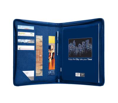 Portablocco Spinner - blu - A4 - City Time - 61299 - 8002787612997 - DMwebShop - 1