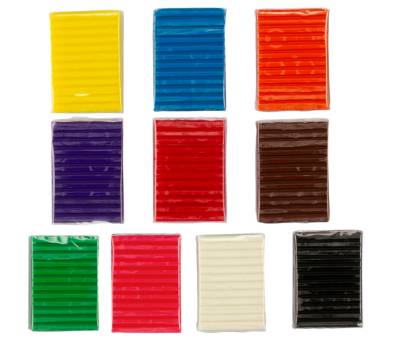 Pasta Pongo - panetto 50 gr - colori assortiti - conf. 10 pezzi - Giotto - F605000 - 8000144008391 - DMwebShop - 2