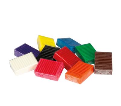 Pasta Pongo - panetto 50 gr - colori assortiti - conf. 10 pezzi - Giotto - F605000 - 8000144008391 - DMwebShop - 3