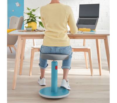 Sgabello sit-stand Ergo Cosy - blu - Leitz - 65180061 - 4002432129461 - DMwebShop - 2