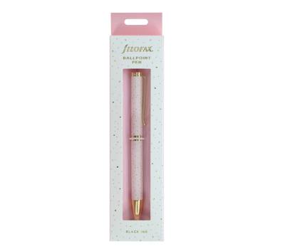 Penna sfera Confetti - a scatto - rosa - Filofax - 132707 - 5059145459551 - DMwebShop - 1