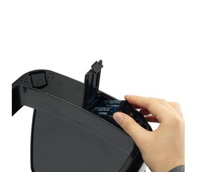 Cestino no touch - con sensore - 30,5 x 30,5 x 69 cm - 35 lt - argento metallizzato - Durable - 3423-23 - 4005546728353 - DMwebShop - 3