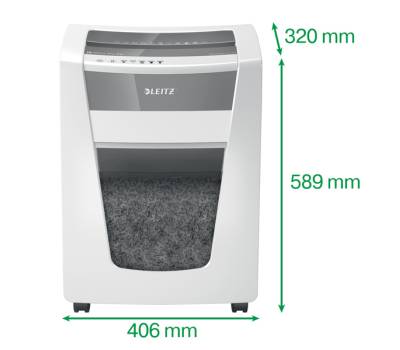 Distruggidocumenti Office Pro IQ P4 - a frammenti - Leitz - 80060000 - 4002432118991 - DMwebShop - 2