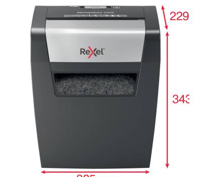 Distruggidocumenti Momentum X406 - a frammenti - Rexel - 2104569EU - 5028252523189 - DMwebShop - 1
