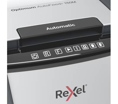 Distruggidocumenti Optimum Autofeed + 150M - a micro frammenti - Rexel - 2020150MEU - 5028252613903 - DMwebShop - 2