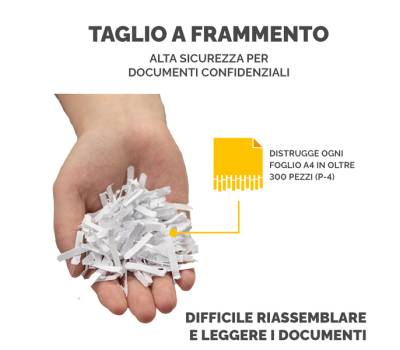 Distruggidocumenti LX-25 - a frammenti - nero - Fellowes - 4170501 - 43859769018 - DMwebShop - 3