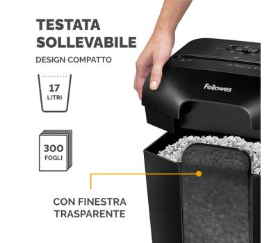 Distruggidocumenti LX-41 - a frammenti - nero - Fellowes - 4300701 - 43859771097 - DMwebShop - 4