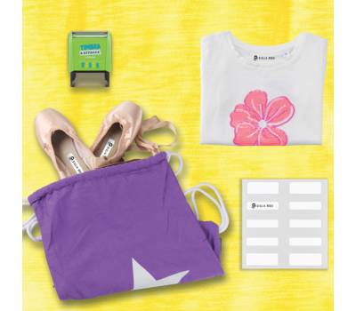 Kit Timbra e Attacca - per stampa su tessuti-etichette - Trodat - 180221 - 9010035802211 - DMwebShop - 2