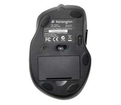 Mouse Pro Fit dimensioni standard - wireless - nero - Kensington - K72370EU - 5028252305082 - DMwebShop - 1
