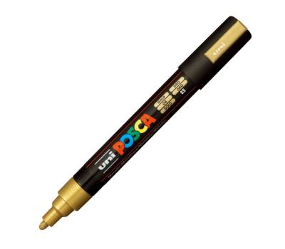 Marcatore Uni Posca PC5M - punta media 1,8 - 2,5 mm - colori assortiti metal - conf. 8 pezzi - Uni Mitsubishi - M PC5MM 8P - 8007404249211 - DMwebShop - 2
