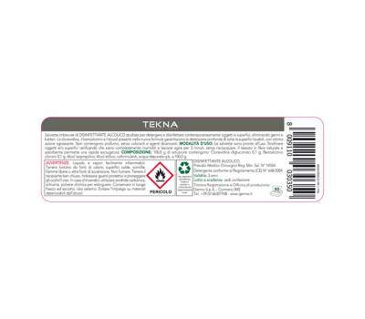Salviette disinfettanti per superfici - 50 pezzi - Tekna - k026 - 8009110030350 - DMwebShop - 2