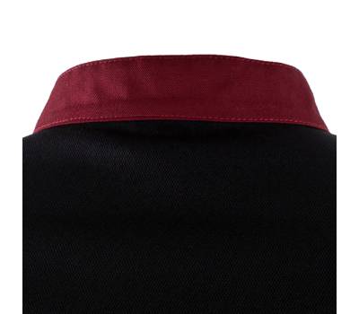 Giacca da cuoco Raul - a manica lunga - taglia L - bordeaux - Giblor's - Q8GX0105-U35-L - 8058045581666 - DMwebShop - 4