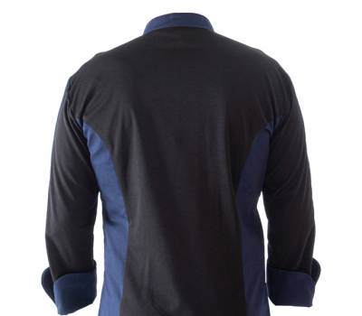 Giacca da cuoco Raul - a manica lunga - taglia XL - blu - Giblor's - Q8GX0105-Z48-XL - 8058045587682 - DMwebShop - 4