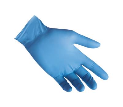 Guanti in nitrile R70 - senza polvere - taglia M - azzurro - conf. 100 pezzi - Reflexx - R70/M(8) - 8032891631492 - DMwebShop - 1
