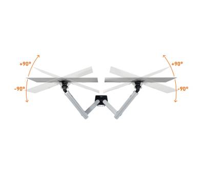 Braccio porta monitor Select Plus - per 2 monitor - Durable - 5097-23 - 4005546735016 - DMwebShop - 3