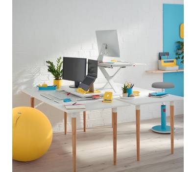 Postazione Sit e Stand Ergo Cosy - da scrivania con vassoio - Leitz - 65320085 - 4002432129430 - DMwebShop - 3