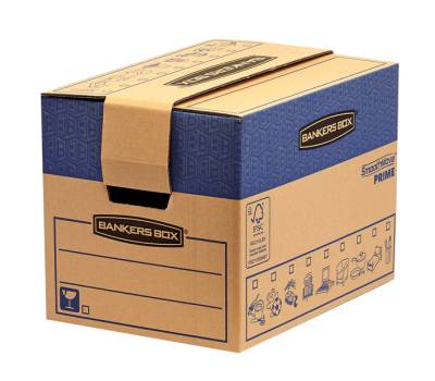 Scatola Smooth Move Prime - per traslochi - 37,5 lt - conf. 5 pezzi - Bankers Box - 6205201 - 50043859607032 - DMwebShop - 1