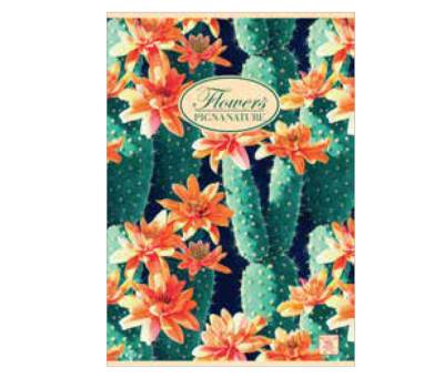 Quaderno Nature Flowers - A5 - 5 mm - 42 fogli - 80 gr - conf. 10 pezzi - Pigna - 02088355M - 8005235510371 - DMwebShop - 5