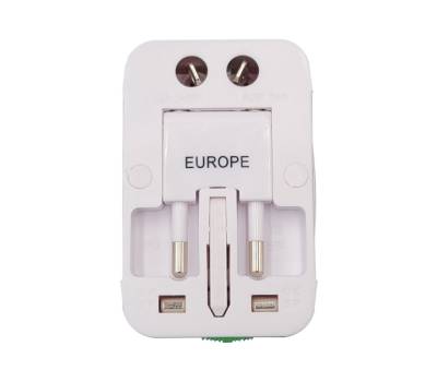 Adattatore da viaggio universale bianco - MKC - 492519362 - 8006012370713 - DMwebShop - 5