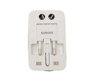 Adattatore da viaggio universale 2 prese USB - bianco - MKC - 492519363 - 8006012370720 - DMwebShop - 5