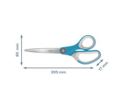 Forbici Cosy - 205 mm - acciaio - blu - Leitz - 53320061 - 4002432128556 - DMwebShop - 1