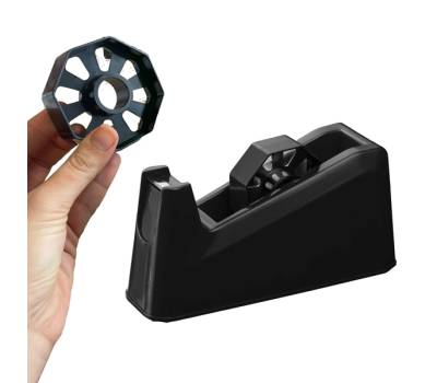 Dispenser da banco - nastri 33-66 mt - nero - Starline - STL6606nero66 - 8025133125132 - DMwebShop - 1
