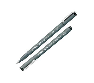 Pennarello Pigment Liner 308 - nero - 0,4 mm - conf. 10 pezzi - Staedtler - 308 04-9 - 4007817327098 - DMwebShop