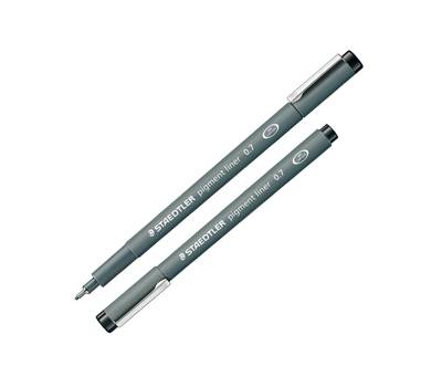 Pennarello Pigment Liner 308 - nero - 0,7 mm - conf. 10 pezzi - Staedtler - 308 07-9 - 4007817326701 - DMwebShop