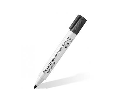 Pennarelli Lumocolor whiteboard 351 - punta tonda - tratto 2 mm - nero - Staedtler - 351-9 - 4007817328859 - DMwebShop