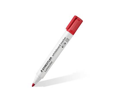 Pennarelli Lumocolor whiteboard 351 - punta tonda - tratto 2 mm - rosso - Staedtler - 351-2 - 4007817328774 - DMwebShop