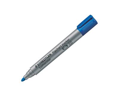 Marcatore Lumocolor Flipchart 356 - a base d'acqua - punta tonda - 2 mm - blu - conf. 10 pezzi - Staedtler - 3563 - 4007817356043 - DMwebShop Marcatore Lumocolor Flipchart 356 - a base d'acqua - punta tonda - 2 mm - blu - conf. 10 pezzi - Staedtler - 3563 - 4007817356043 - DMwebShop