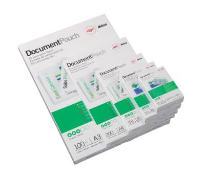 Pouches - A3 - 303 x 426 mm - 2 x 125 micron - conf. 100 pezzi - GBC - 3200725 - 33816024045 - DMwebShop