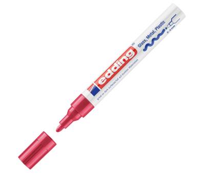 Marcatore permanente a vernice 750 - punta 2 - 4 mm - rosso - Edding - E-750 002 - 4004764953059 - DMwebShop