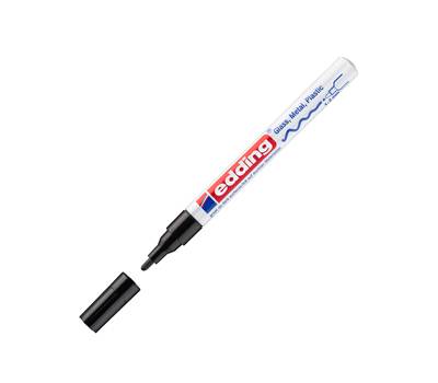 Marcatore permanente a vernice 751 - punta 1 - 2 mm - nero - Edding - E-751 001 - 4004764953202 - DMwebShop
