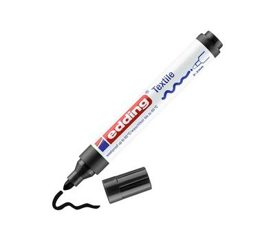 Marcatore per tessuto 4500 - punta tonda - 2 - 3 mm - nero - Edding - E-4500 001 - 4004764014262 - DMwebShop